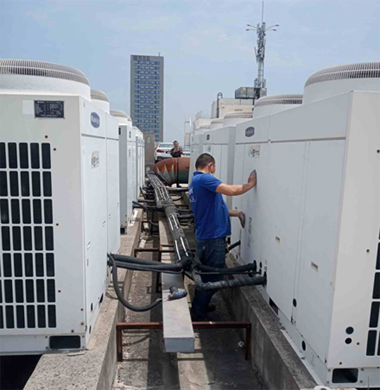 无极中央空调制热和不制冷系统维修方法